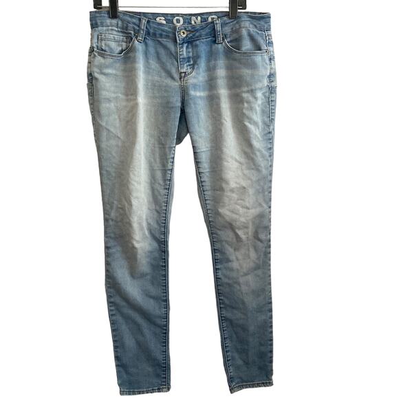 song Denim - S.O.N.G Jeans Womens Size 7 Light Wash Stretch